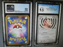 CGC 9.5 Gem Mint Clefable EX 066/082 Flight Legends Holorare Pokemon Card - Image 1