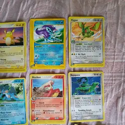 Pokemon e-Reader lot 70x mixed lot vintage cards rayquazza played cards - Image 2