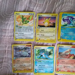 Pokemon e-Reader lot 70x mixed lot vintage cards rayquazza played cards - Image 3