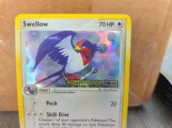Swellow EX Emerald Holo Stamped Card 2005 41/106 - Image 3