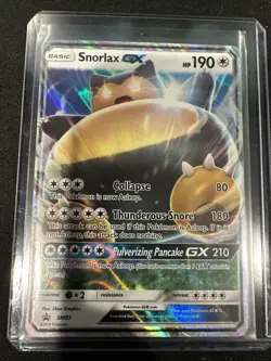 Snorlax GX - Black Star Promo SM05 Sun & Moon SM - Pokemon Trading Card Game NM - Image 1