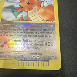 Pokemon Dragonite 100 HP Reverse Holo 43/165 Expedition Base Set Card 2002 - Image 3