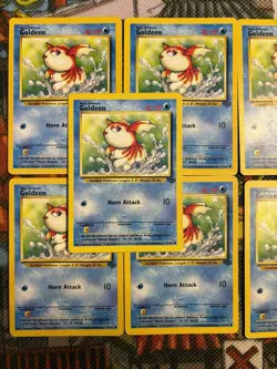 GOLDEEN - 53/64 - Jungle - Pokemon Card (x8) - Common - WOTC - Set Of 8 💎🔥 - Image 3