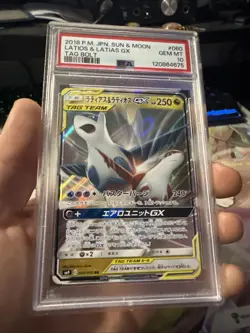 Pokemon TCG Latias Latios GX Card 060/095 Japanese Tag Bolt PSA 10 - Image 4
