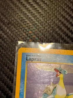 Pokemon TCG Lapras 10/62 Fossil Holo Rare Unlimited Vintage Card LP Condition - Image 4