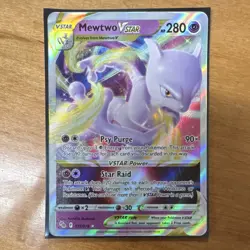 Pokemon Mewtwo VSTAR 031/078 Pokemon GO Ultra Rare Holo 280HP English Card - Image 1