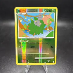 Pokemon Card - Burmy Plant Cloak Arceus 56/99 Common Reverse Holo NM -j - Image 1