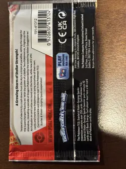 Pokemon TCG Pack Sealed Booster Scarlet Violet Surging Sparks 10 Cards - Image 3