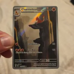 Pokemon TCG Charmeleon Scarlet Violet-151 Illustration Rare Card 169/165 - Image 3