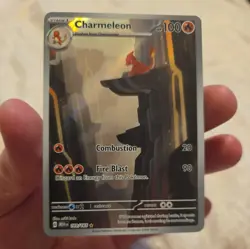 Pokemon TCG Charmeleon Scarlet Violet-151 Illustration Rare Card 169/165 - Image 5