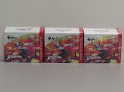 (3) Lot 2025 Magic The Gathering Marvel Spider-Man Sealed Collector Booster Box - Image 1