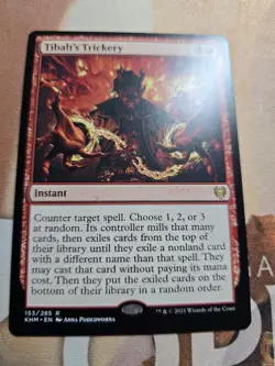 Magic The Gathering Tibalt's Trickery Kaldheim #153 - Image 1