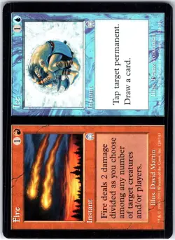 Fire // Ice 128 U Apocalypse Magic the Gathering MTG LP - Image 1
