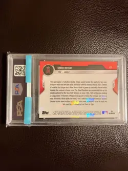 PSA10 Shohei Ohtani Starting Pitching Topps Now Card NO1 - Image 2