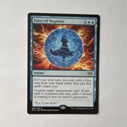 MTG Force of Negation Modern Horizons Rare Instant Blue Regular English - Image 1