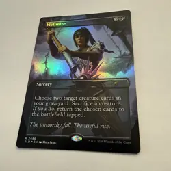 Victimize FOIL Borderless 2386 Secret Lair Drop SLD MTG Rare Unplayed Mint M/NM - Image 3