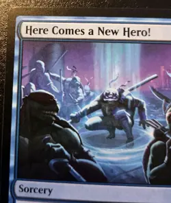 Here Comes A New Hero! 0011 Rare Teenage Mutant Ninja Turtles MTG - Image 2
