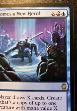 Here Comes A New Hero! 0011 Rare Teenage Mutant Ninja Turtles MTG - Image 3