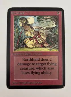 Magic The Gathering: Alpha Earthbind MTG Alpha - Image 1