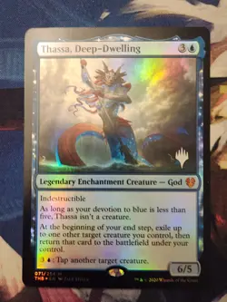 MTG - Thassa, Deep-Dwelling - Theros Beyond Death Promo Pack FOIL NM - Image 1