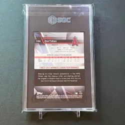 SGC10 Shohei Ohtani Rookie Card 2018 Topps Finest 100 - Image 2