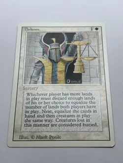 Balance - Revised Edition - MTG - Rare - Magic The Gathering - Image 2