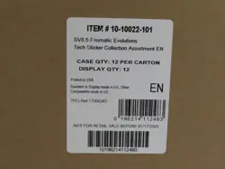 2025 Pokemon Scarlet & Violet Prismatic Evolutions Tech Sticker Collection Case - Image 1