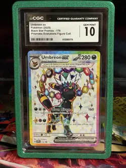 Umbreon ex CGC 10 Black Star Promo 176 Holo Pokemon TCG Card EX 2025 - Image 1