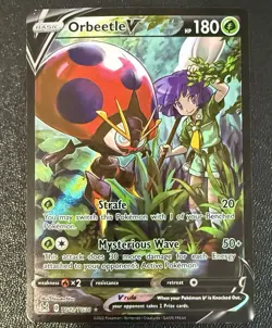 Pokemon Orbeetle V TG12/TG30 Lost Origin Trainer Gallery Holo Ultra Rare - Image 1