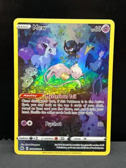 Mew GG10/GG70 Crown Zenith Galarian Gallery Full Art Holo Ultra Rare - Image 1