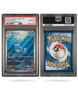 PSA 10 Wartortle Illustration Rare 171/165 Pokemon Scarlet & Violet 151 - Image 1