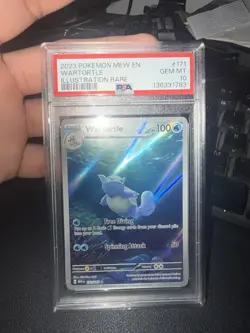 PSA 10 Wartortle Illustration Rare 171/165 Pokemon Scarlet & Violet 151 - Image 4