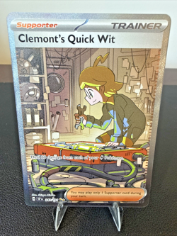Clemont's Quick Wit #243/191 Special Illustration Rare - Surging Sparks Pokemon - Image 1