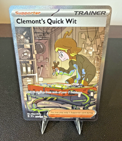 Clemont's Quick Wit #243/191 Special Illustration Rare - Surging Sparks Pokemon - Image 2
