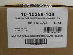 2026 Pokemon Series 1 First Partner Illustration Booster Collection Box Case (a) - Image 1