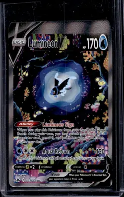 2023 Pokemon SWSH Crown Zenith Lumineon V Galarian Gallery #GG39/GG70 - Image 1