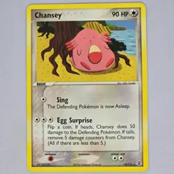 Chansey 19/112 Firered & Leafgreen Rare Vintage Pokemon Card TCG English LP - Image 1