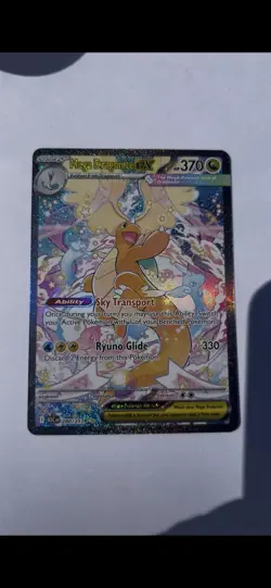 Mega Dragonite EX Full Art Holo Pokemon TCG Card 290/217 Stage 2 English - Image 1