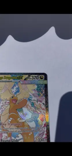 Mega Dragonite EX Full Art Holo Pokemon TCG Card 290/217 Stage 2 English - Image 4