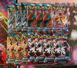 Pokemon TCG SV Paradox Rift Booster Pack Lot of 14x Saled Packs - Image 1