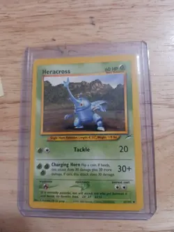 Pokemon Neo Destiny 2000 Heracross Card 41/105 Regular 1st Edition - Image 1