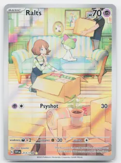 Pokemon Ralts 211/198 (English)Holo NM Scarlet & Violet Base - Image 1