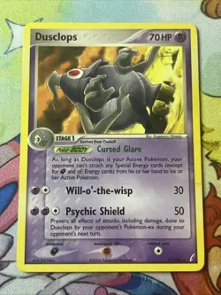 Pokemon Dusclops EX Crystal Guardians 17/100 LP - Image 1