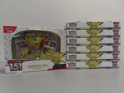 (7) Lot 2023 Pokemon Scarlet & Violet 151 Zapdos ex Collection Sealed Box - Image 1