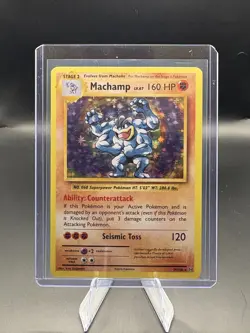 2016 Pokemon TCG XY Evolutions Machamp 59/108 Holo - Image 1