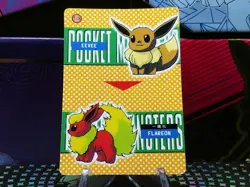 Pokemon Pocket Monsters Vending Prism Holo Vintage Sticker #594 EKANS ARBOK rare - Image 2