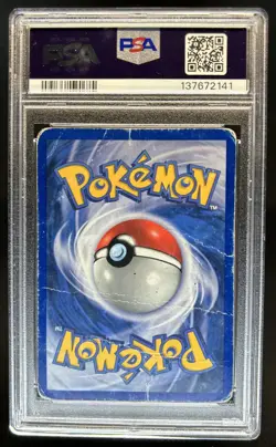 2002 Pokemon Neo Destiny Light Dragonite Holo #14/105 PSA 1 - Image 2