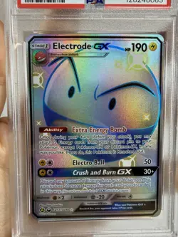 Pokemon Electrode GX SV57/SV94 Hidden Fates Full Art PSA 10 - Image 3