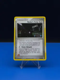 Rocket's Tricky Gym 90/109 Reverse Holo Team Rocket Returns Pokemon - LP - Image 1