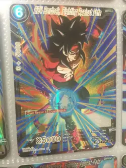 SS4 Bardock, Fighting Against Fate Foil P-261 PR Dragon Ball Super TCG Card - Image 1